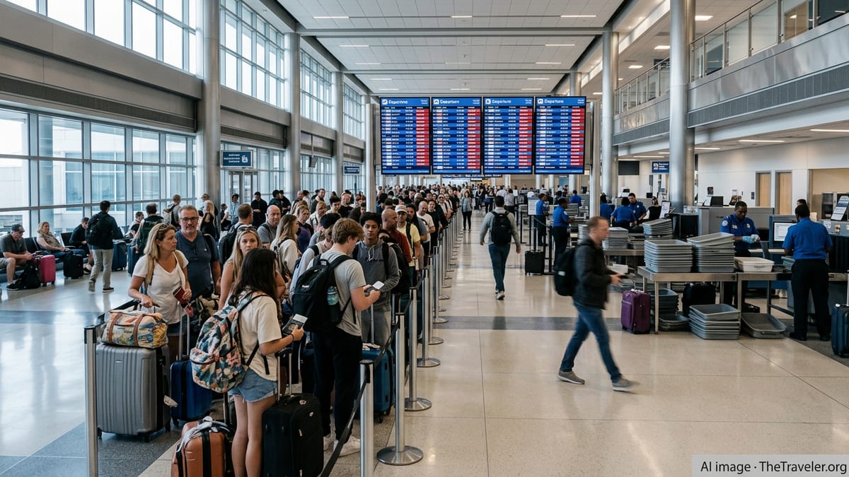 Spring Break Flights Snarl as Shutdown and Iran War Hit Travel