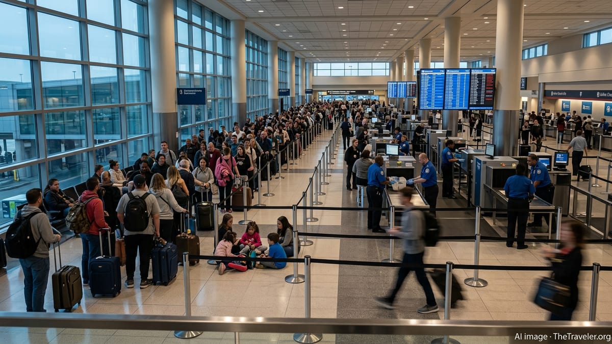 Spring Break Travel Snarled by Shutdown and Iran War Shock