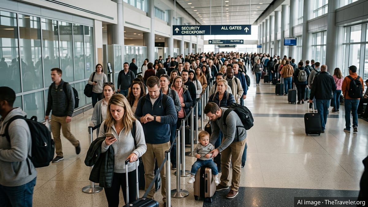 Spring Break Travel Snarled as Shutdown Slows TSA Lines