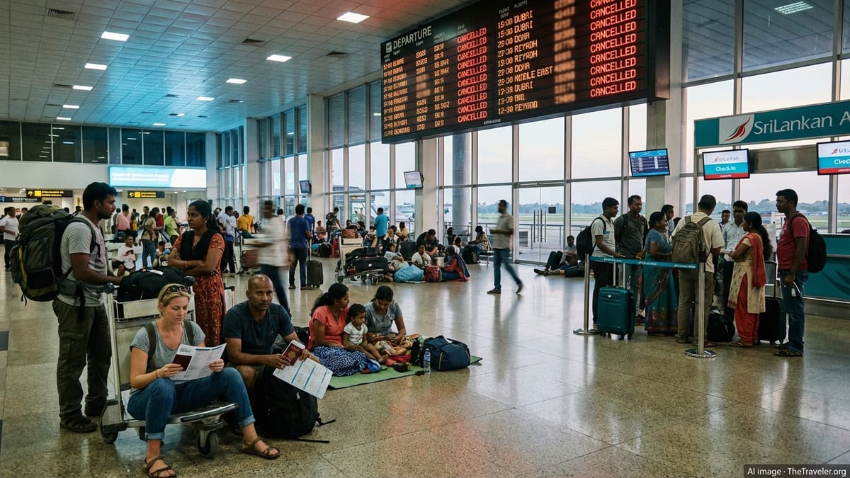 SriLankan Grounds 10 Middle East Flights as Regional Airspace Shuts