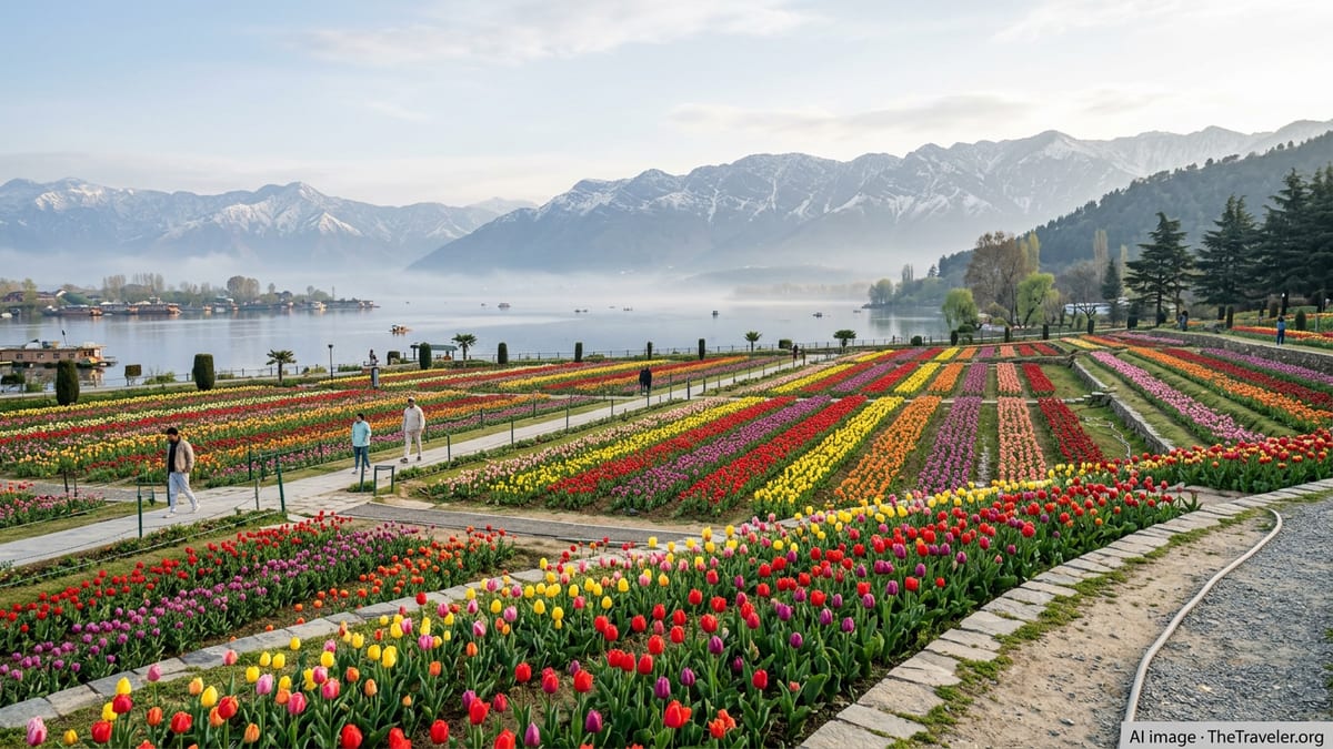 Asia’s Largest Tulip Festival Returns to Srinagar