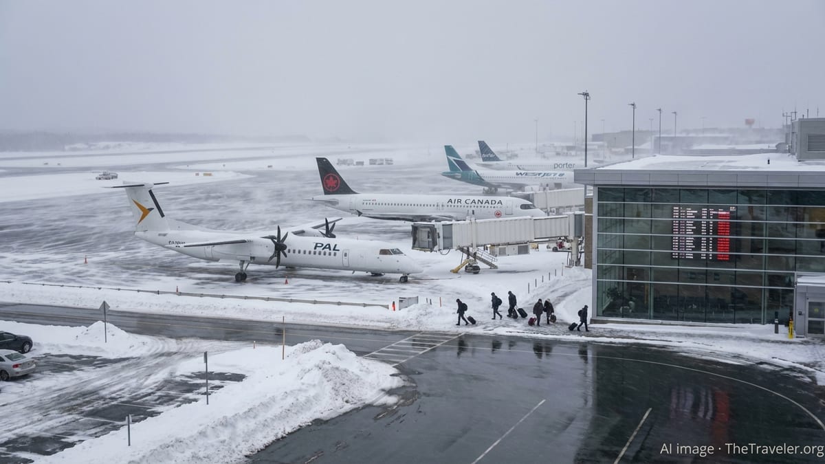 Storm Halts Flights at St. John’s International Airport