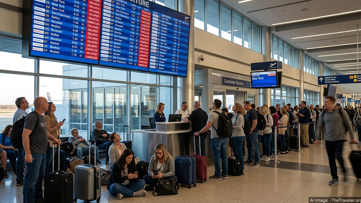 Flight Disruptions Snarl Traffic at St. Louis Lambert