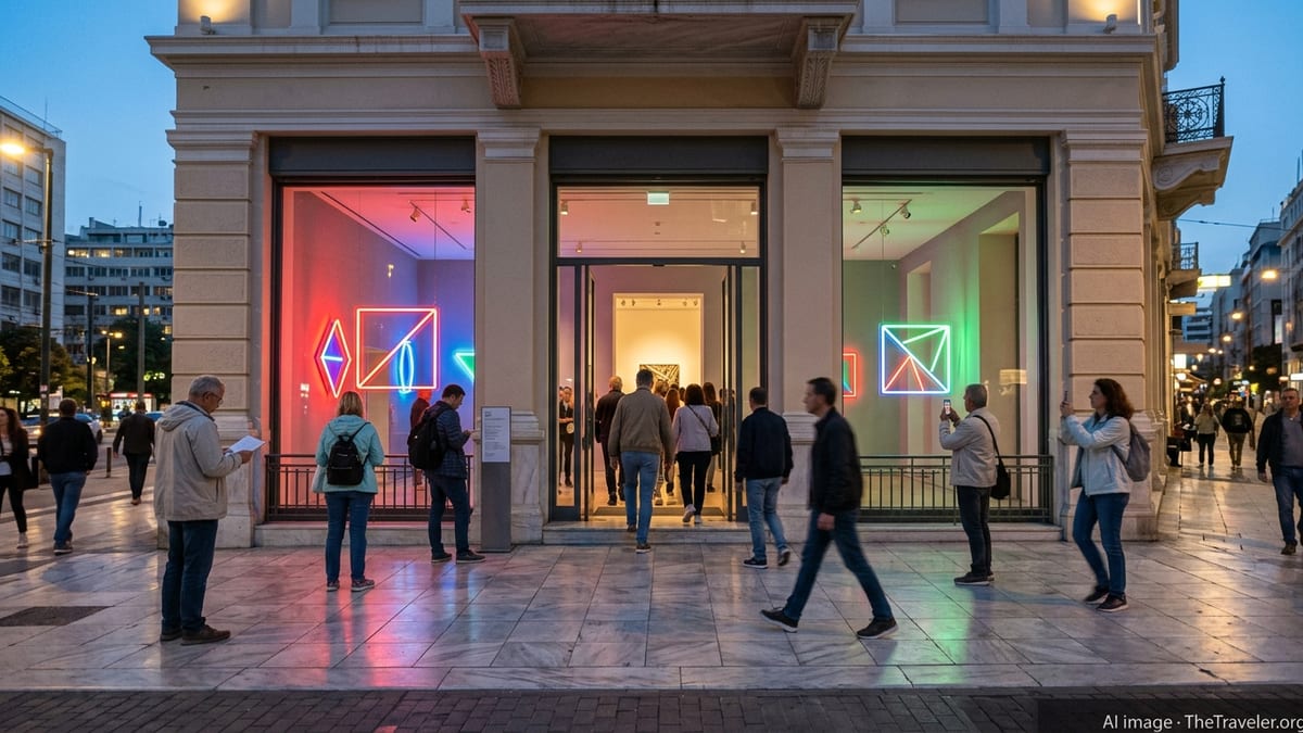 Stephen Antonakos Neon Show Puts Athens in 2026 Travel Spotlight