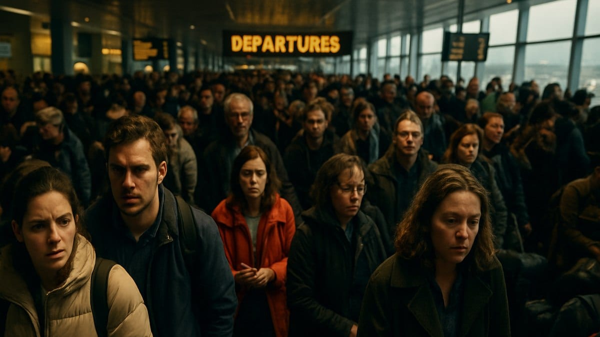 Storm Dave Sparks Dublin Airport Travel Chaos