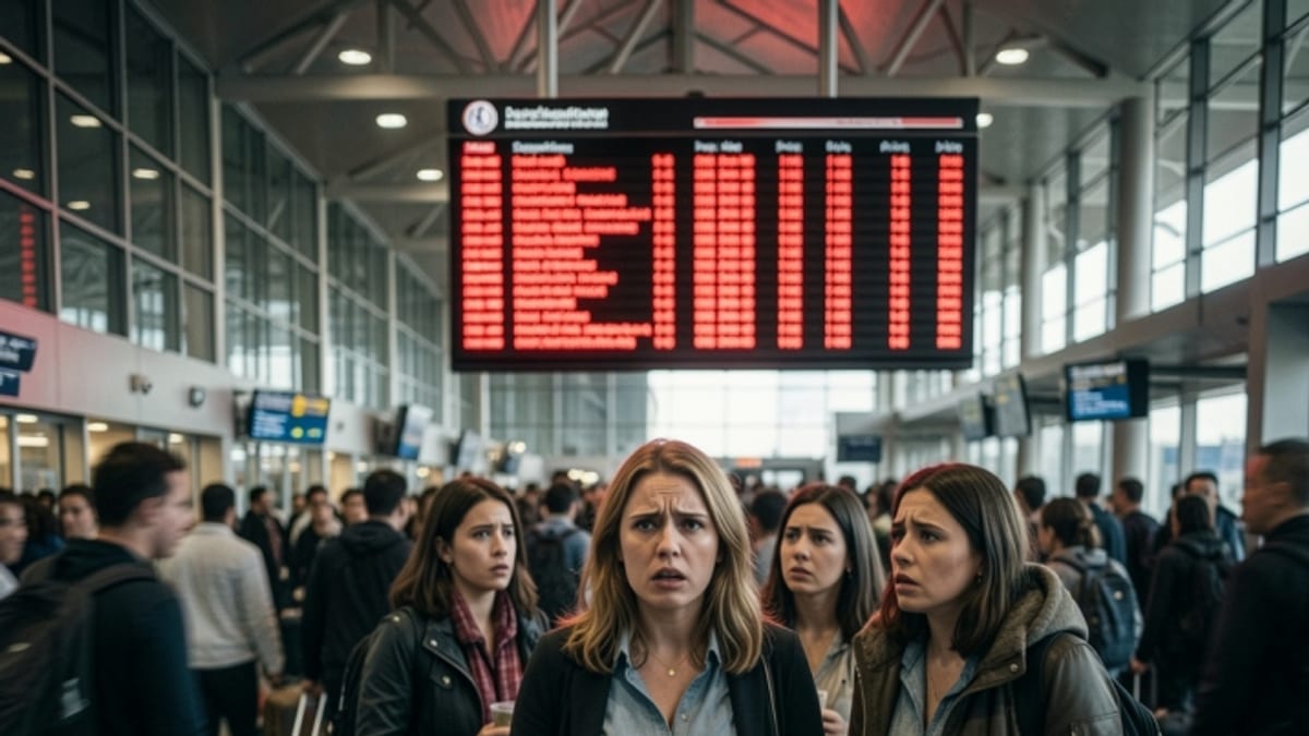 Storm Disruptions At Atlanta Airport Snarl US Travel