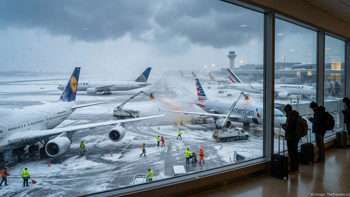 Storm Hernando Triggers Transatlantic Flight Chaos