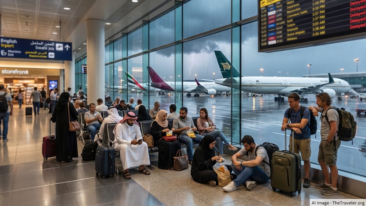 Storm Systems Disrupt Flights Across Saudi Arabia, Jordan and Kenya