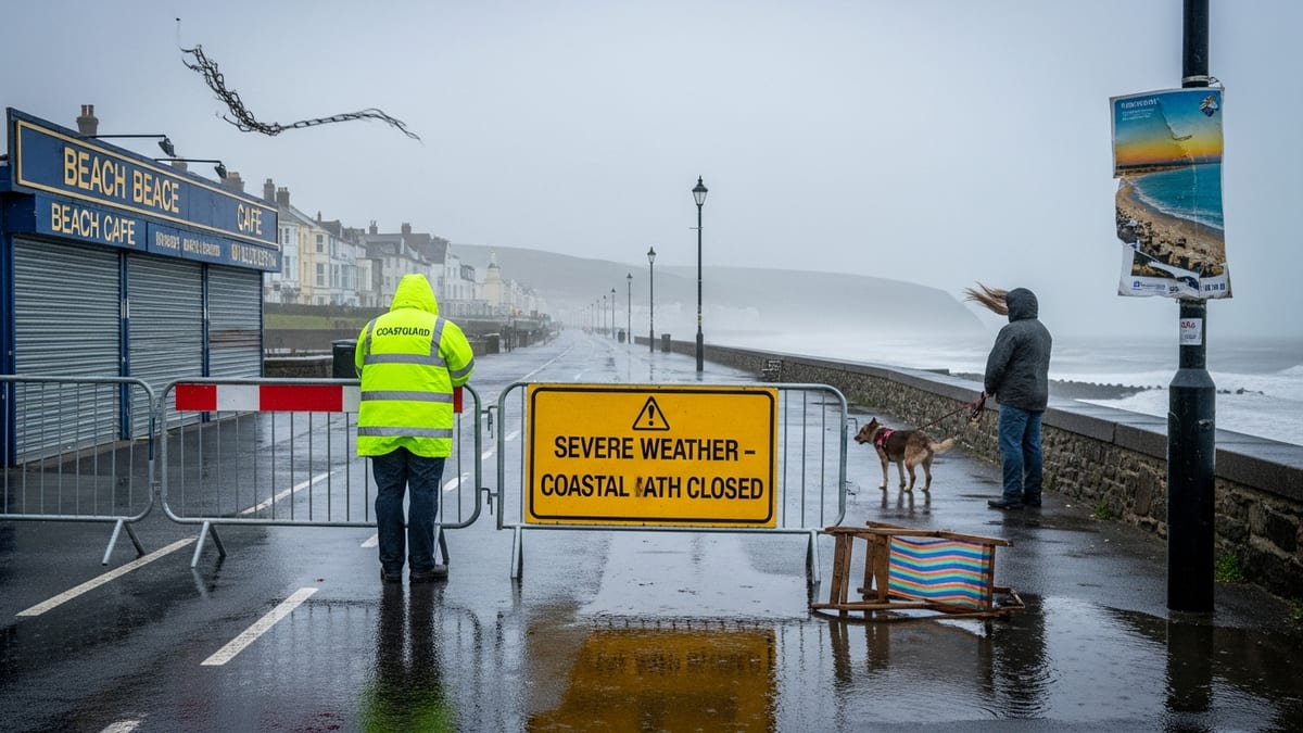 Cornwall and Devon Braced for New Gales After Storm Goretti Travel Chaos