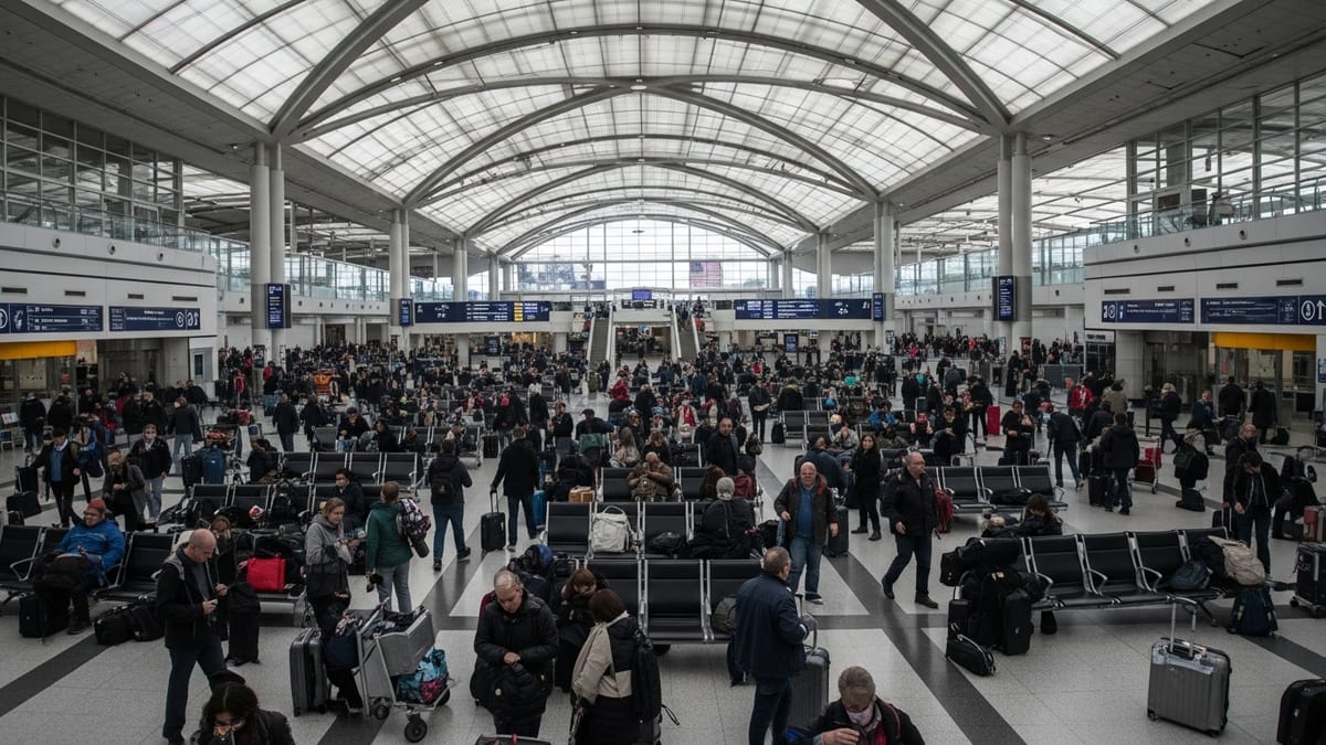 Nationwide Flight Disruptions Snarl Major U.S. Hubs, Stranding Thousands of Travelers