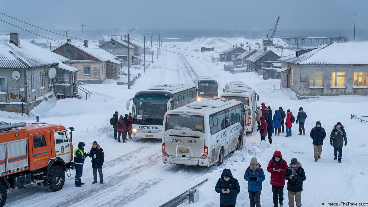 Blizzard Strands Chinese Tourists in Teriberka, Exposing Fragility of Russia’s Arctic Tourism Boom