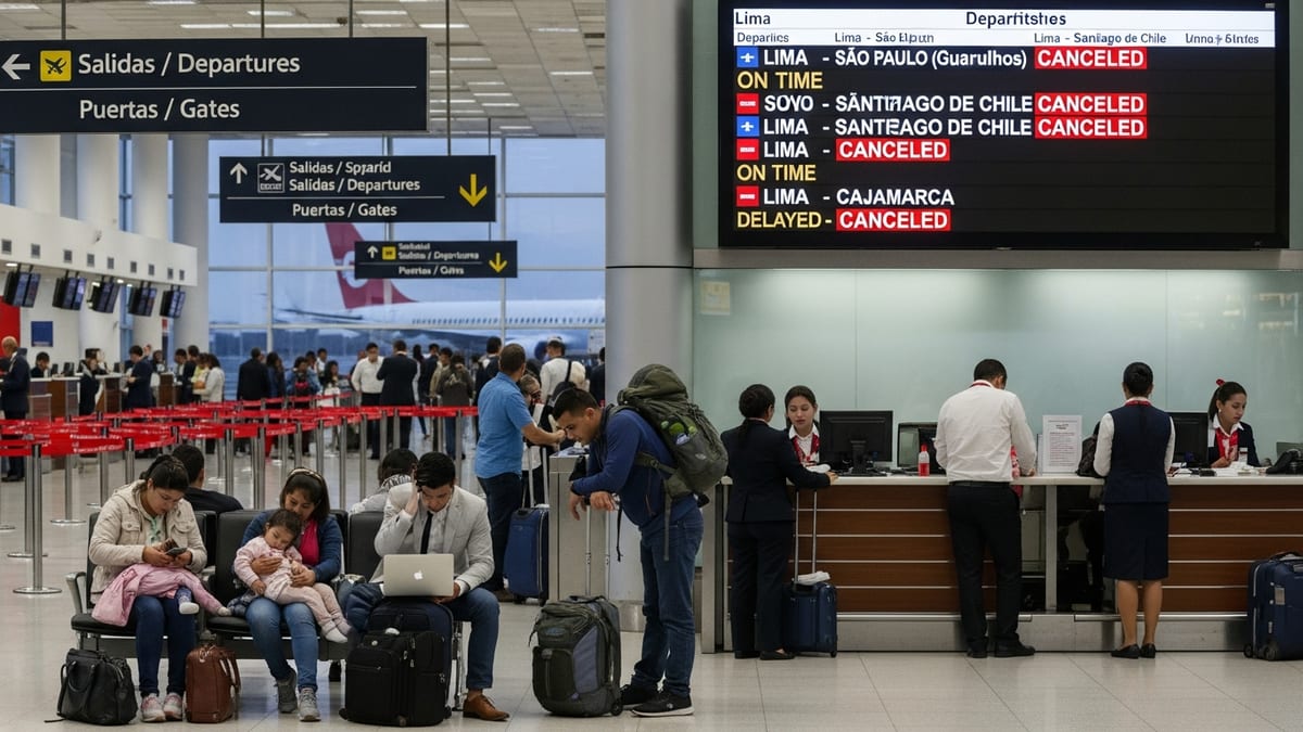 LATAM Cancellations From Lima Strand Passengers to São Paulo, Santiago and Cajamarca