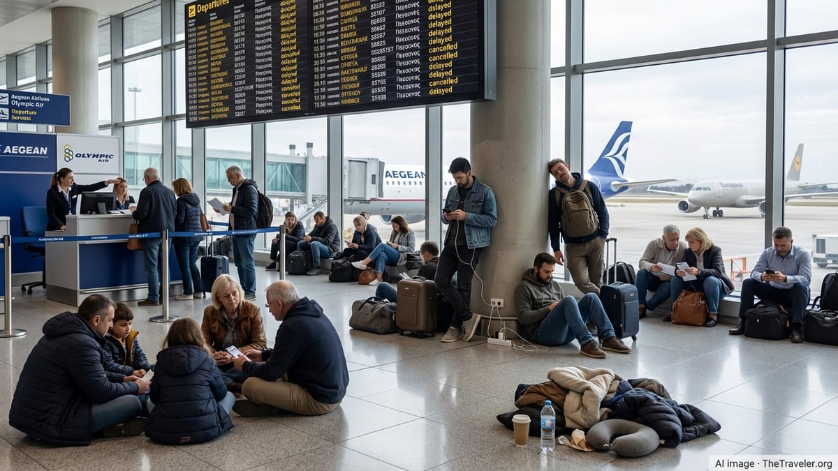 New Wave of Flight Disruption Snarls Greek Airports, Leaving Hundreds of Travelers Stranded