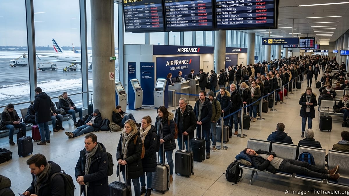 Winter Chaos: Air France Disruptions Strand Passengers Across Europe’s Major Hubs