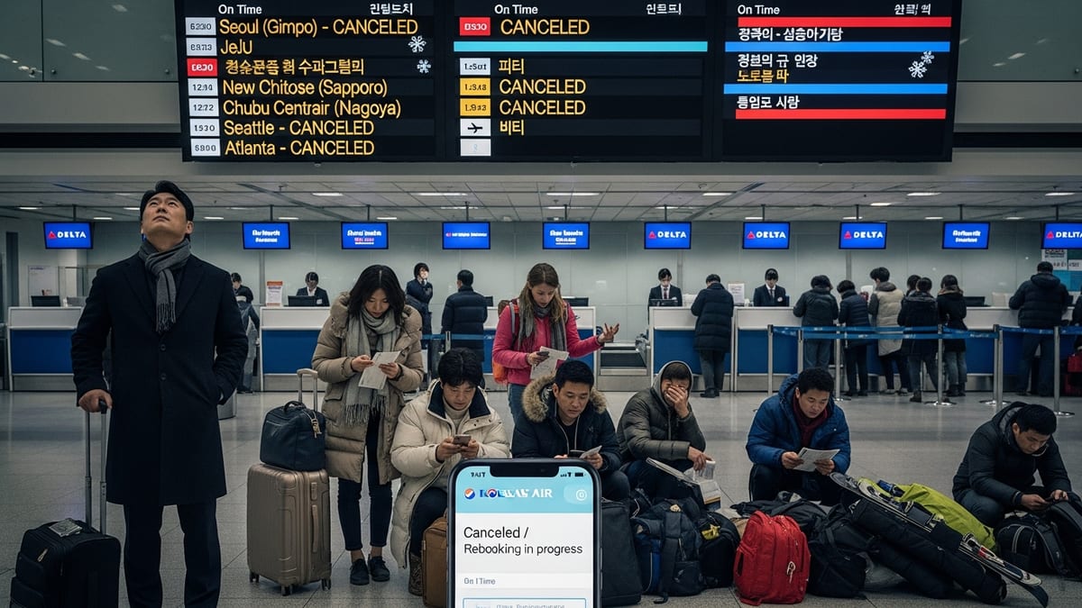 South Korea Flight Cancellations Snarl Jeju Links and Key Transpacific Routes