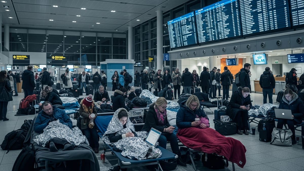 De-Icing Crisis at Amsterdam Schiphol Triggers Massive Winter Flight Disruptions Across Europe