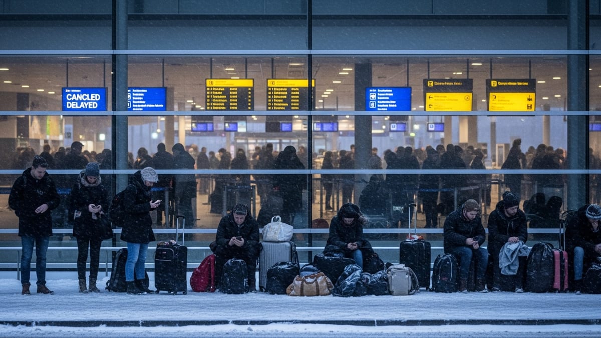 Brutal Arctic Blast Paralyzes European Travel: Flights, Trains and Highways in Chaos