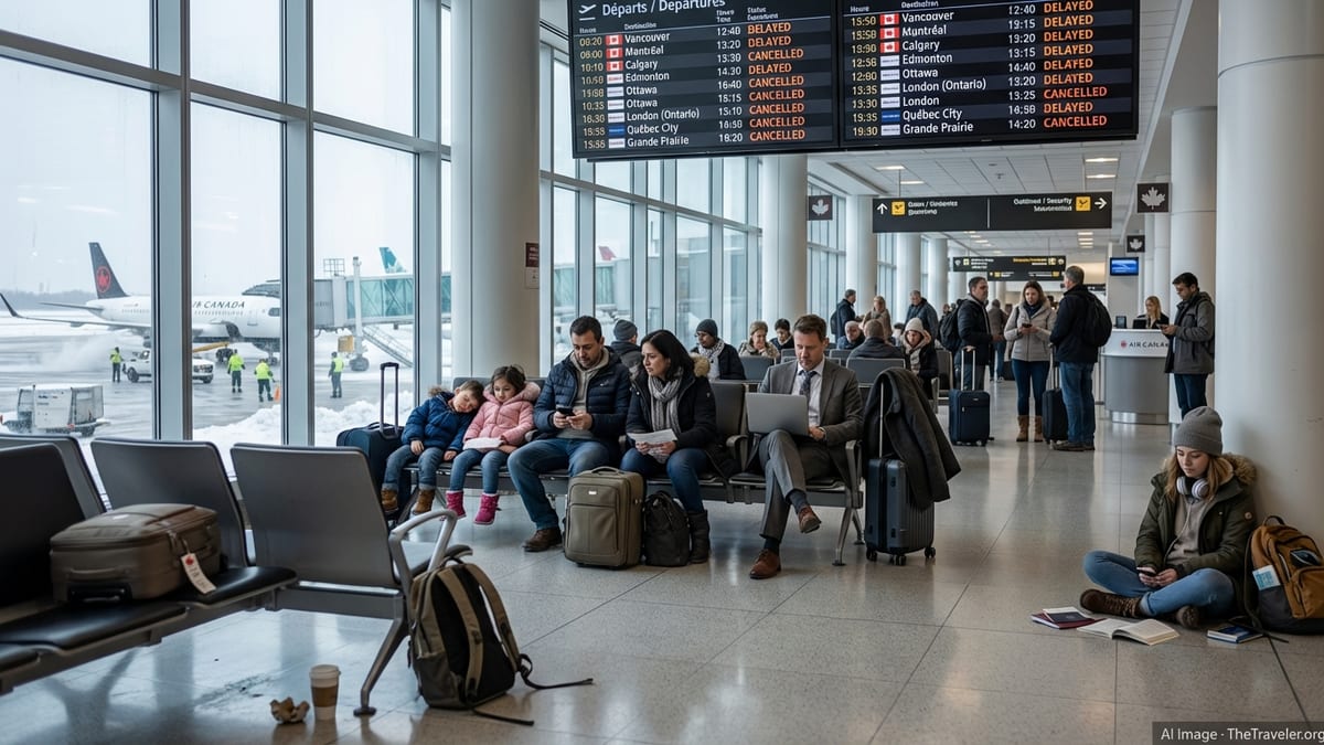 Winter Weather Triggers Widespread Flight Cancellations and Delays Across Canada