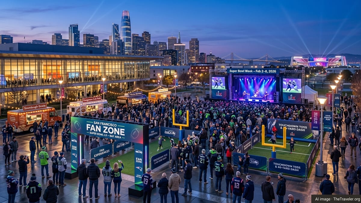 Super Bowl LX Turns San Francisco Bay Area Into Weeklong Festival for Travelers