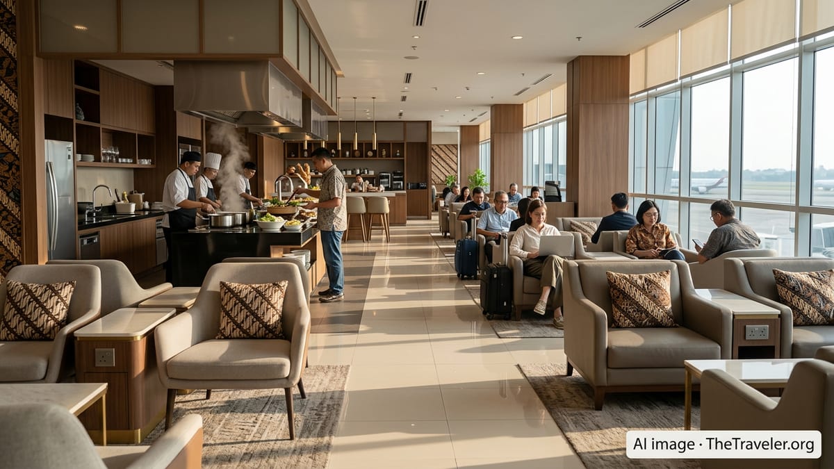 Inside Surabaya’s New Blue Sky Premier Lounge at Juanda