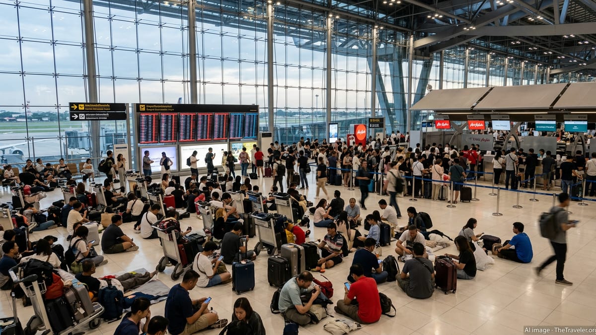 Flight Chaos at Suvarnabhumi Strands Hundreds of Travellers