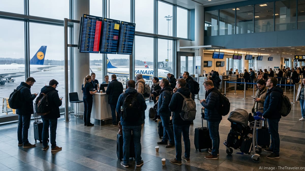 Flight Cancellations and Delays Disrupt Travel in Sweden