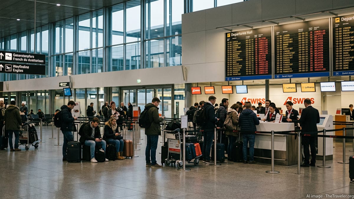 Swiss Airports Hit by 146 Delays and 18 Flight Cancellations