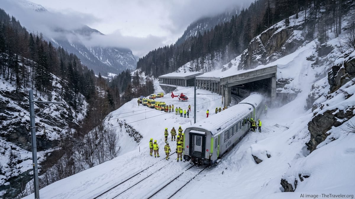 Swiss Alps Train Derailment Puts Winter Travel Risks in Focus