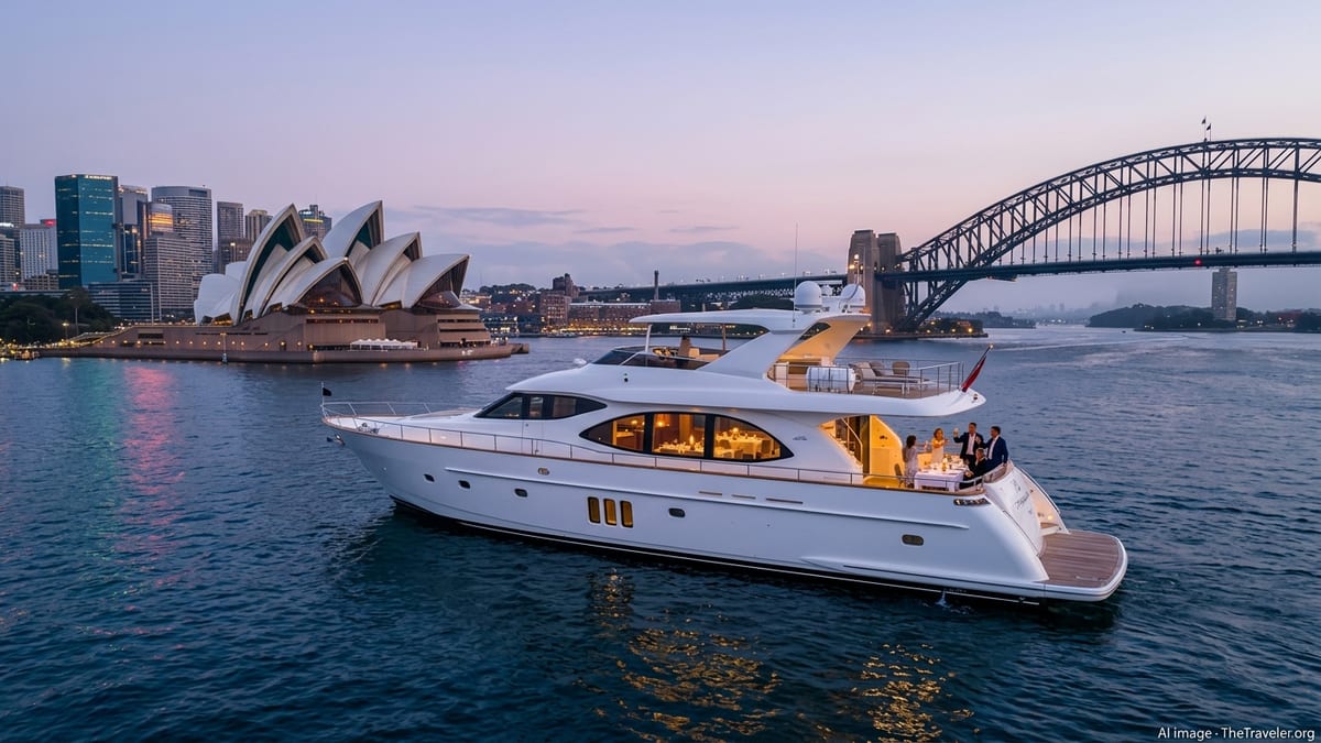 Gourmet Superyachts Elevate Luxury Cruising on Sydney Harbour