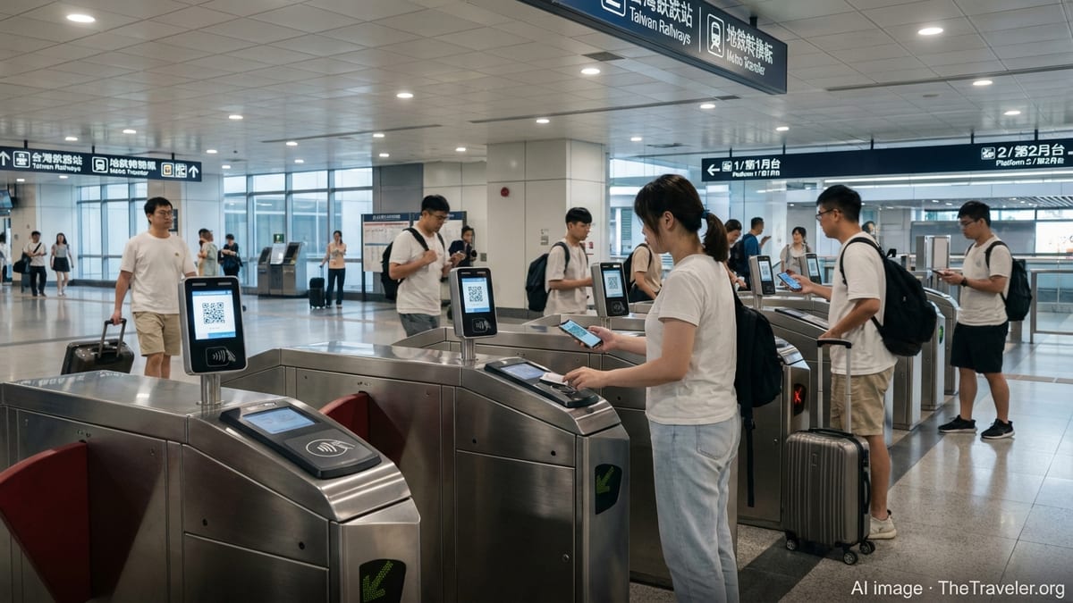 Taiwan Rail Expands Credit Card and Mobile Payments Nationwide