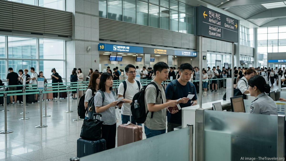 Taiwan Urges Travelers To Korea To Use Paper Arrival Cards