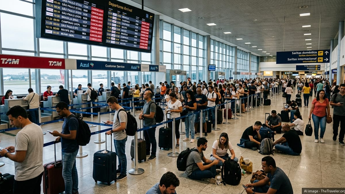 TAM and Azul Cancellations Disrupt Key Brazil Routes