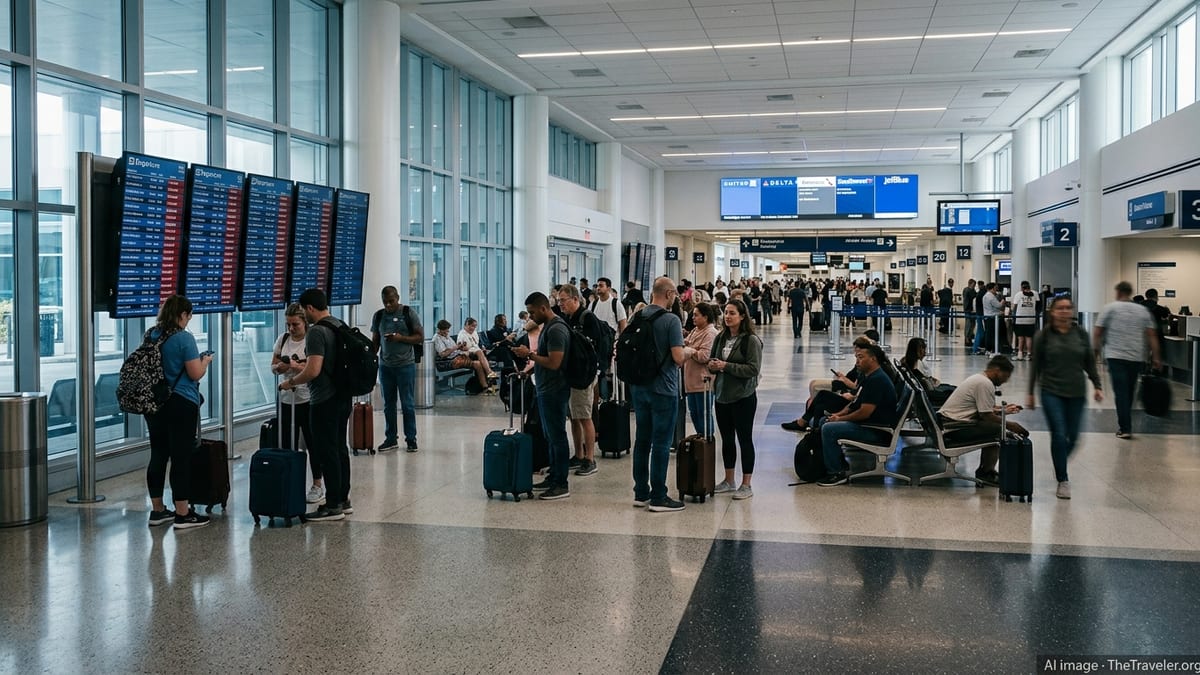 Tampa Airport Delays 46 Flights, Cancels 3 Amid Wider U.S. Disruptions