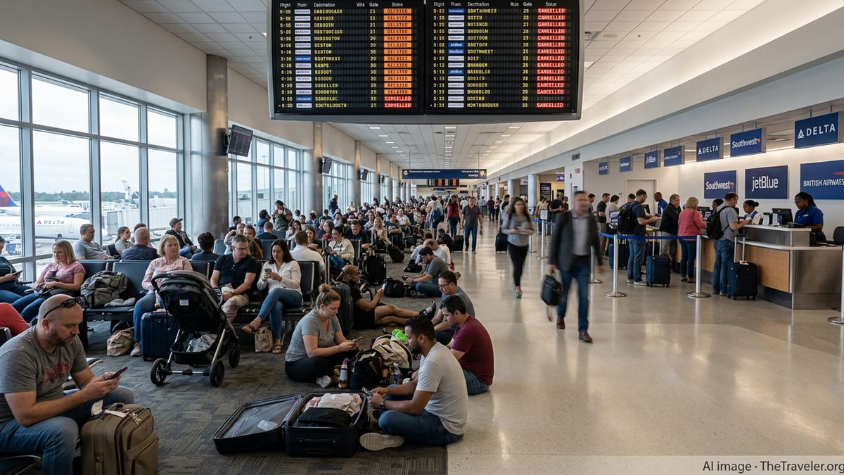 Dozens Stranded as Delays Hit Tampa International Airport