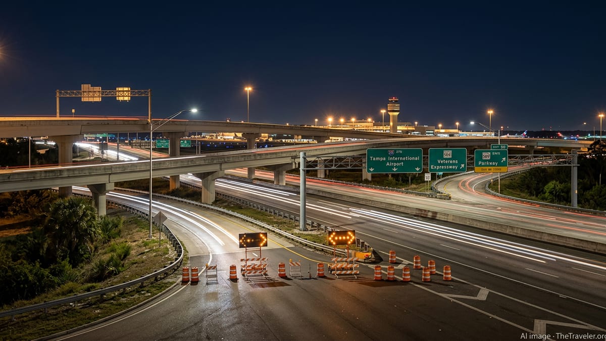 Tampa Late-Night Ramp Closures to Disrupt Airport, Veterans Traffic