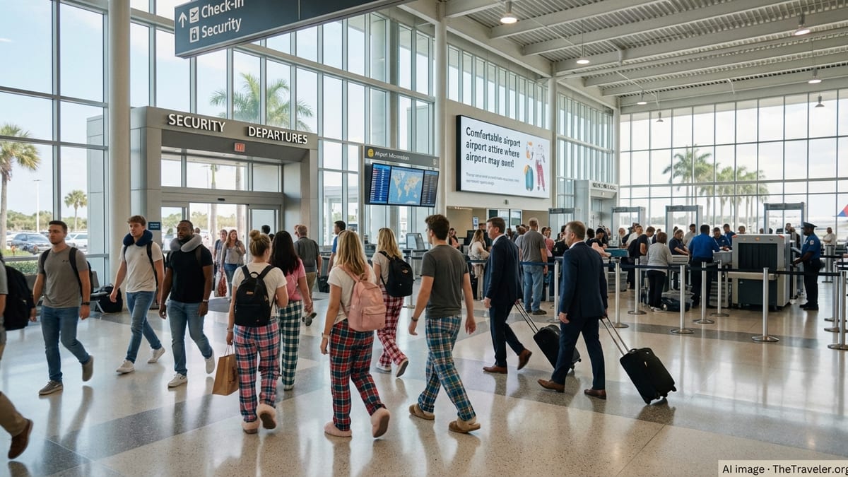 Tampa Airport’s Pajama ‘Ban’ Ignites US Travel Dress-Code Fight