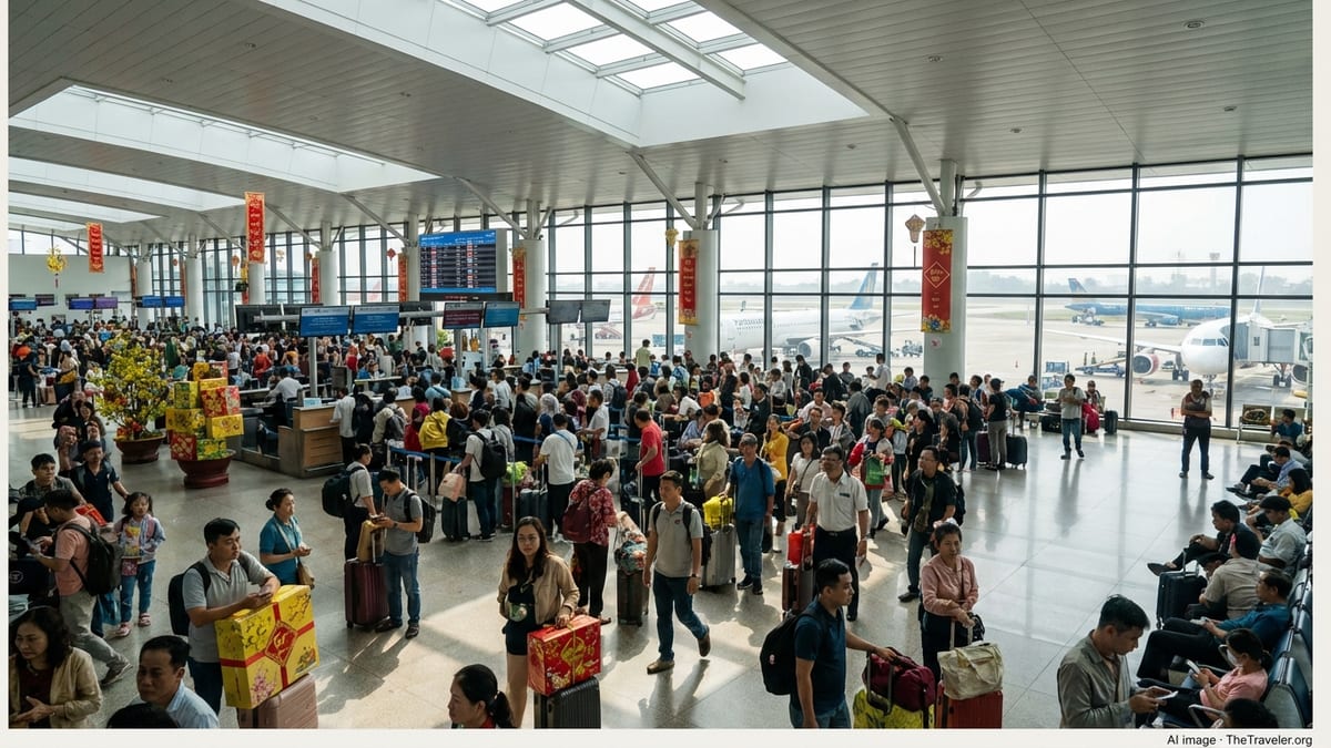 Tan Son Nhat Airport Sets New Lunar New Year Passenger Record