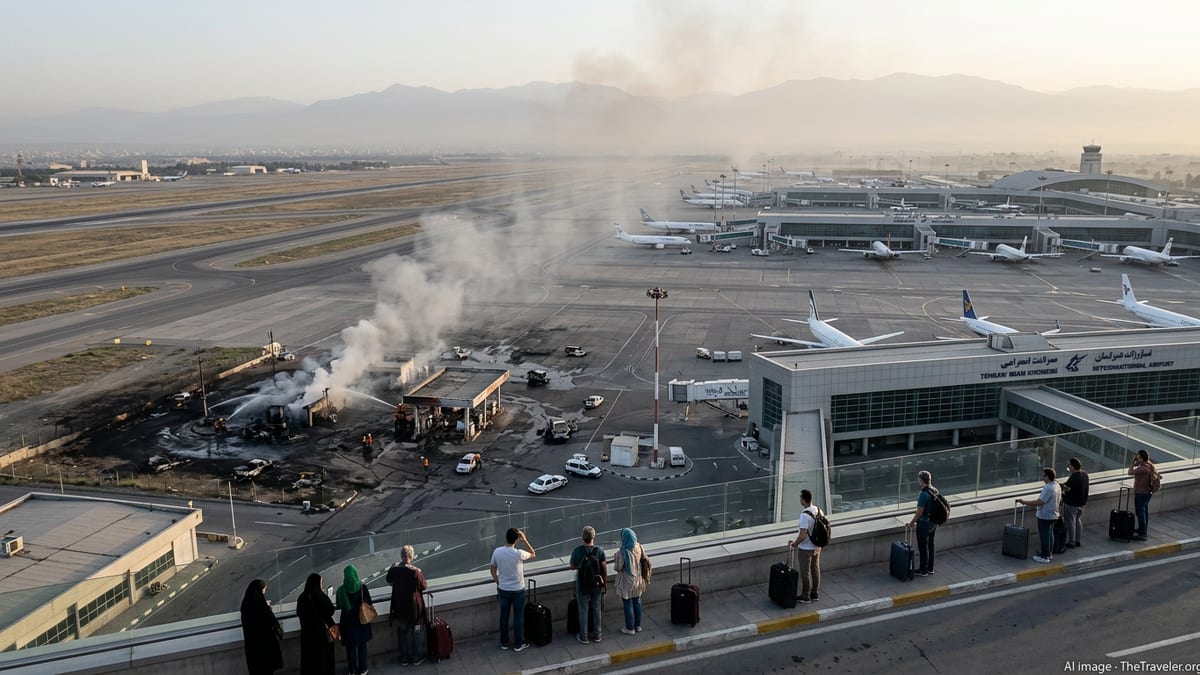 Tehran Airport Strike Deepens Middle East Air Travel Chaos