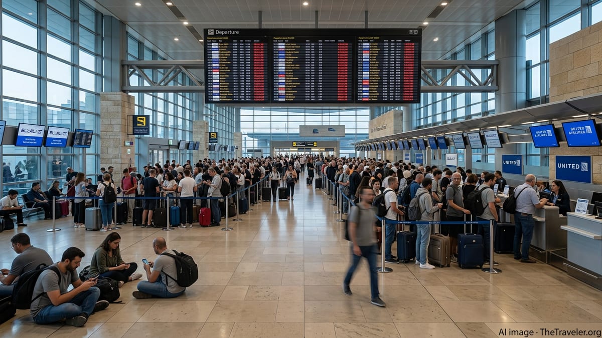 Tel Aviv Flight Chaos Deepens as Dozens of Departures Axed