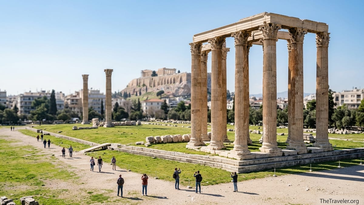 Temple of Olympian Zeus vs Temple of Zeus Olympia