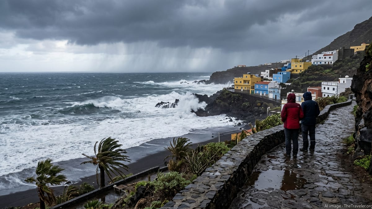 UK Tourists Alerted as Severe Weather Targets Tenerife, La Palma and Portugal