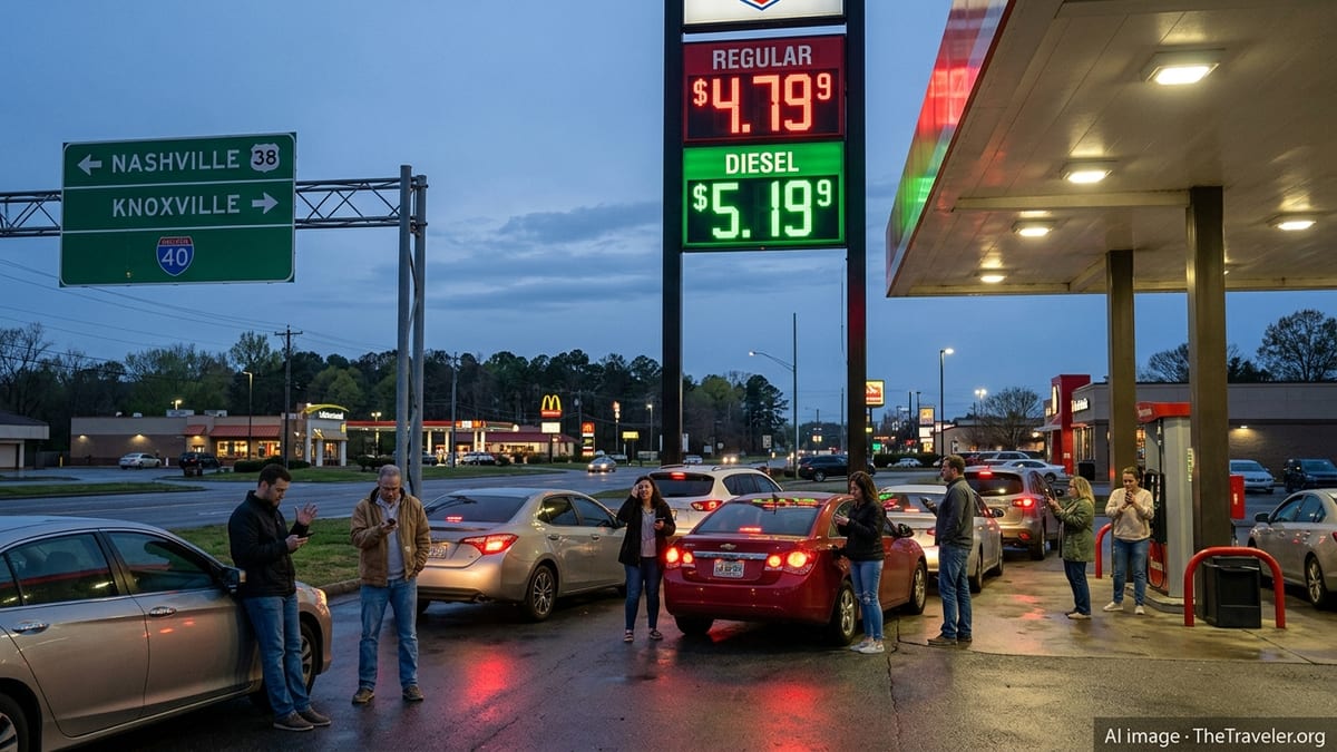 Middle East Conflict Drives Up Fuel Costs for Tennessee Travelers