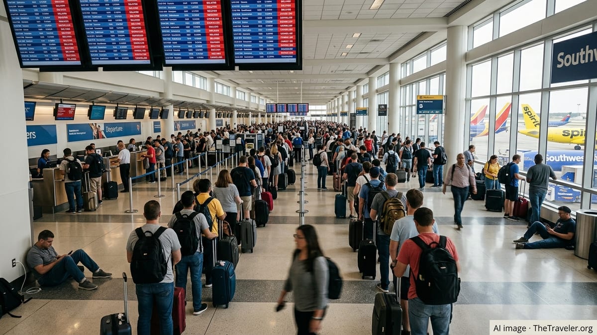 Dallas and Houston Airports See Widespread Disruptions