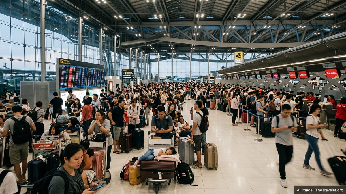Hundreds Stranded as Thai Airports Cancel 33 Flights, Delay 557