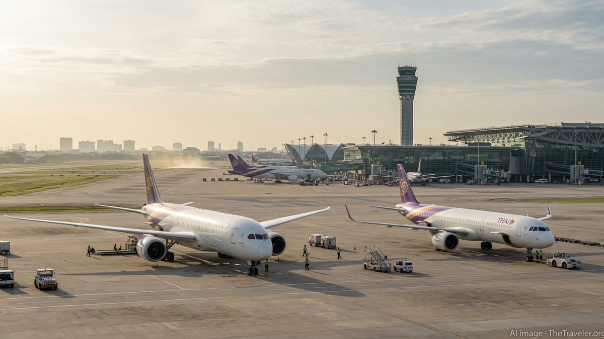 Thai Airways Adds New Jets in 2026 to Power Bangkok Hub