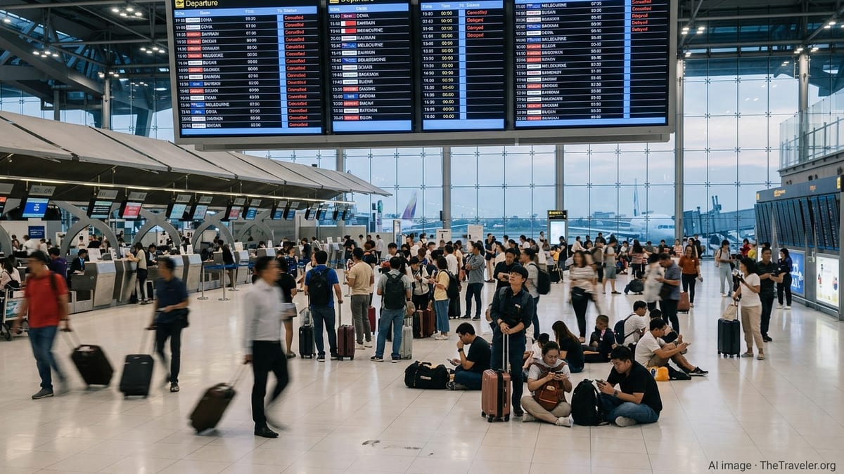Fresh Airline Cancellations Deepen Thailand Travel Disruption
