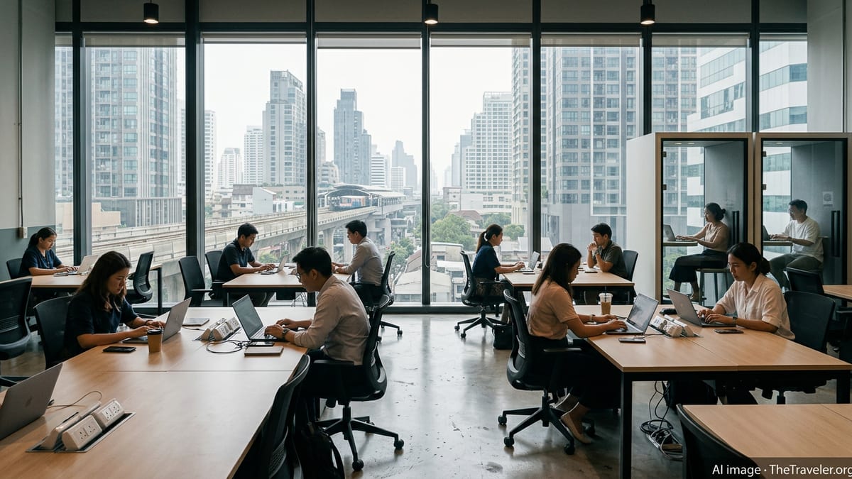 Coworking Spaces and Remote Work Infrastructure in Thailand