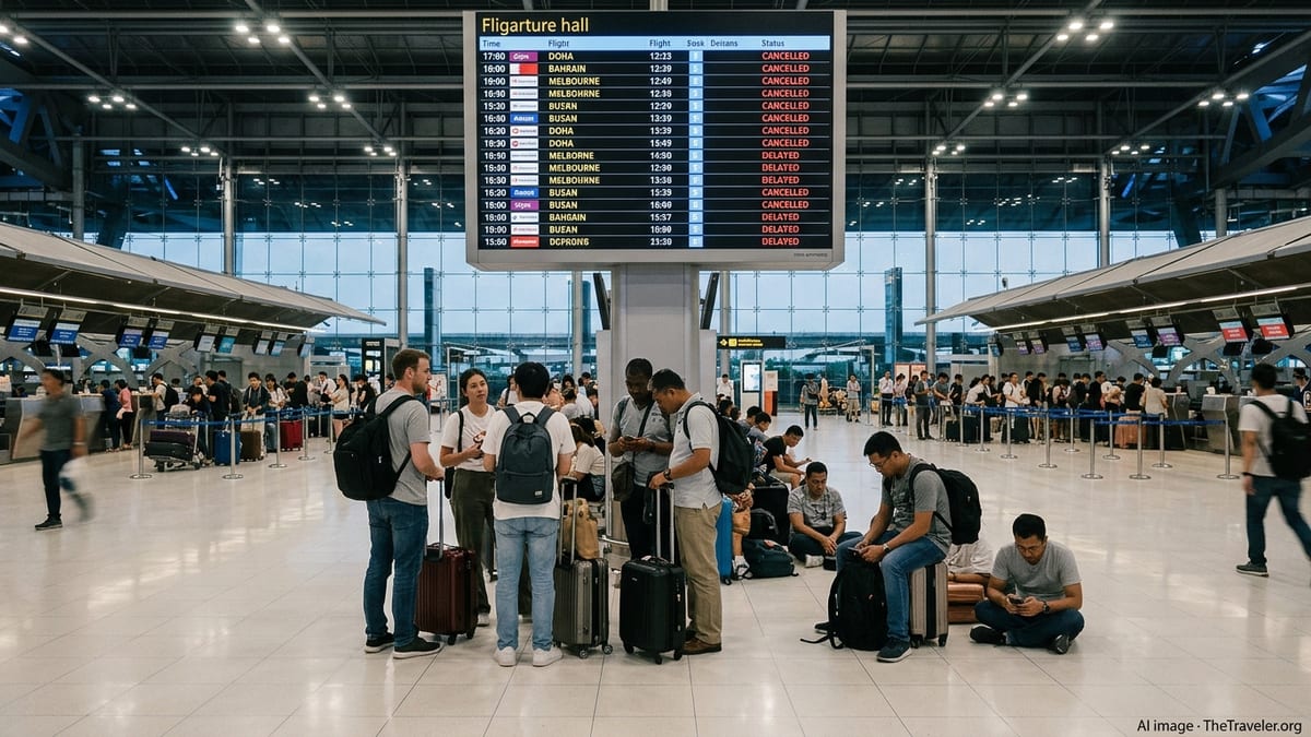 Gulf and Asia-Pacific Airlines Deepen Thailand Flight Cuts