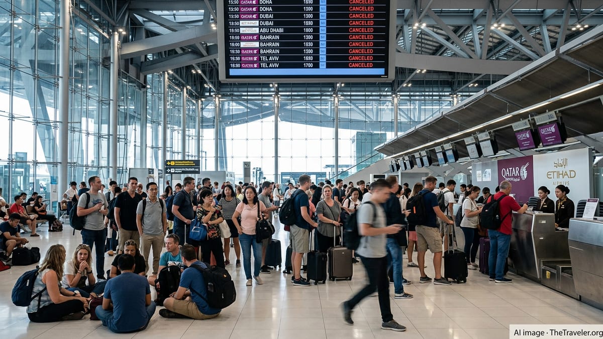 Gulf Carriers Scrap Thailand Flights as Middle East Crisis Deepens