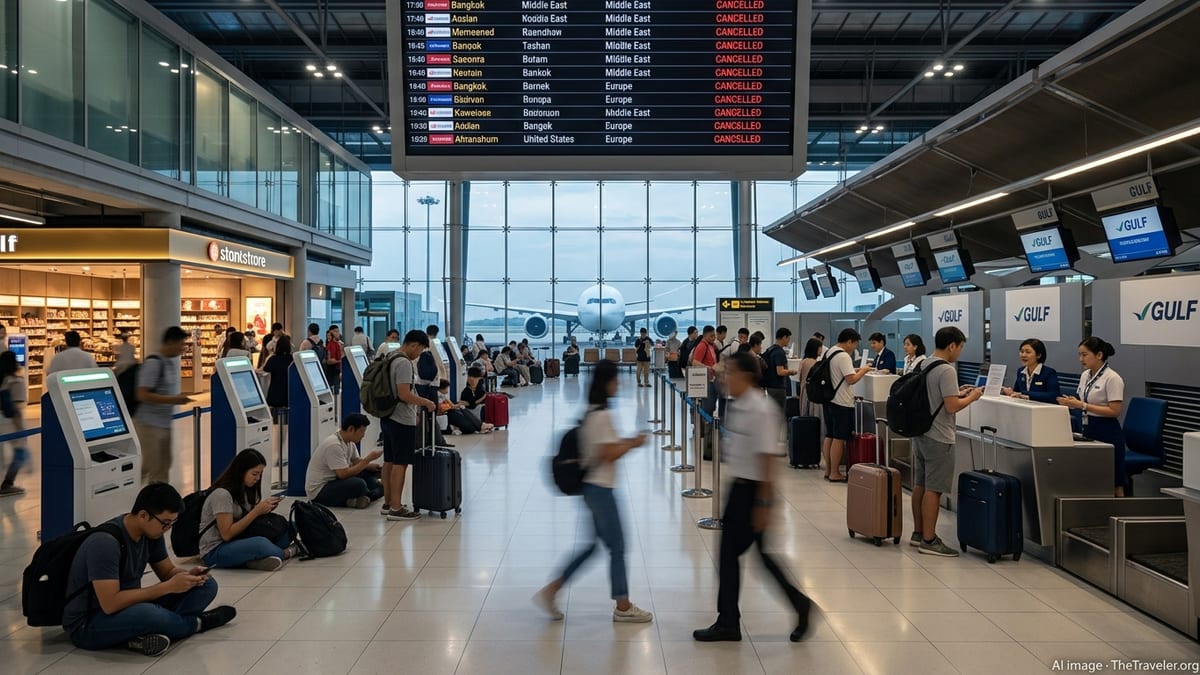 Middle East Carriers Cancel Thailand Flights Amid Regional Crisis